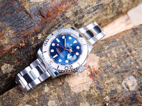 rolex yachtmaster 40mm blue dial|rolex yacht master blue dial review.